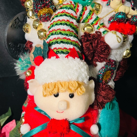 KEEPSAKE (Handcrafted) Luxury One-Of-A-Kind Christmas Stocking (Fur babies) - Picture 7 of 9